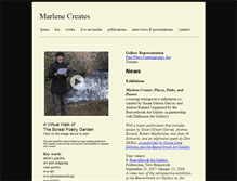 Tablet Screenshot of marlenecreates.ca